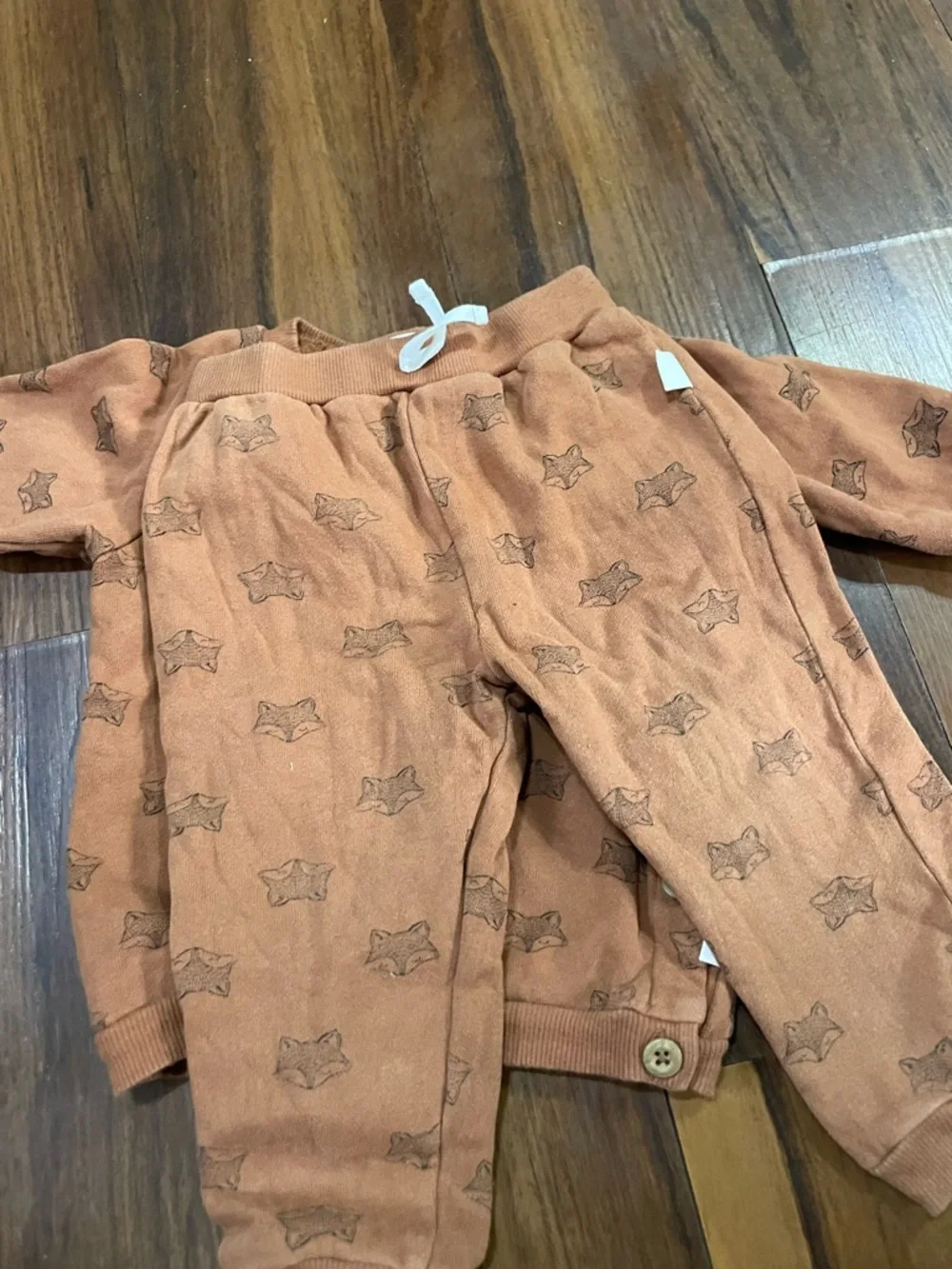 Rabbit and Bear organic 24 month fox outfit boy gender neutral